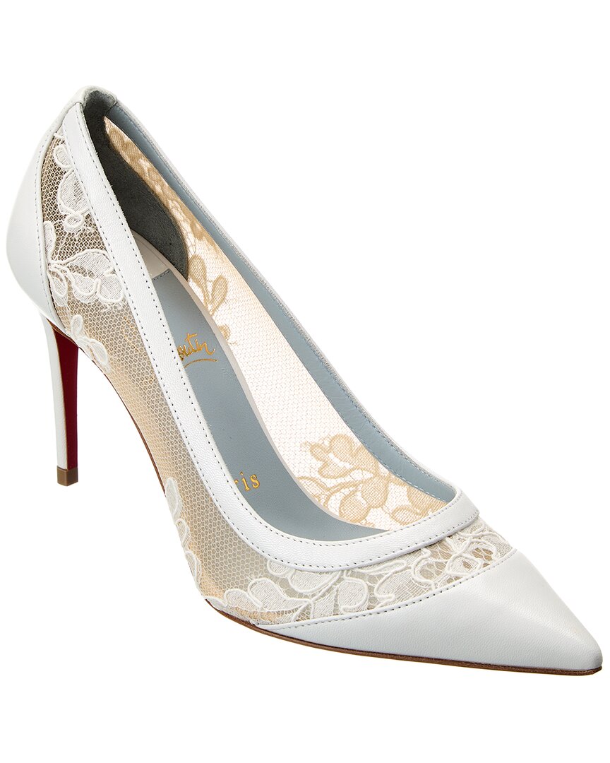 White hotsell lace louboutins