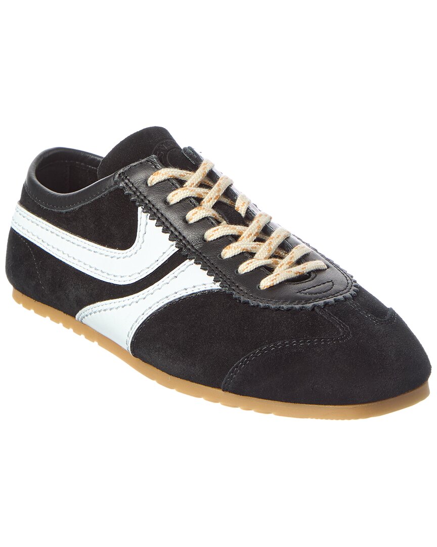 Dries Van Noten Retro-inspired Sneakers With Thin Sole For Women In Black