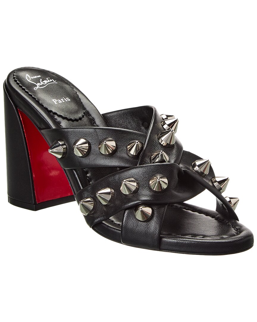 Christian Louboutin Spika Club High-heeled Sandals In Black