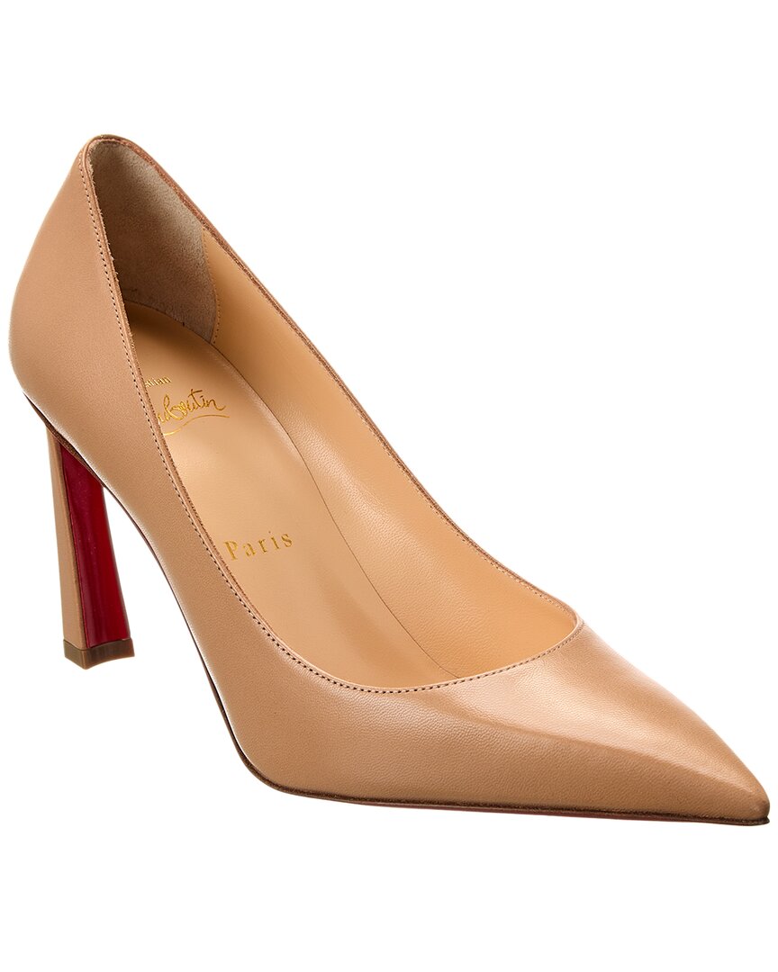 Shop Christian Louboutin Condora 85 Leather Pump In Pink