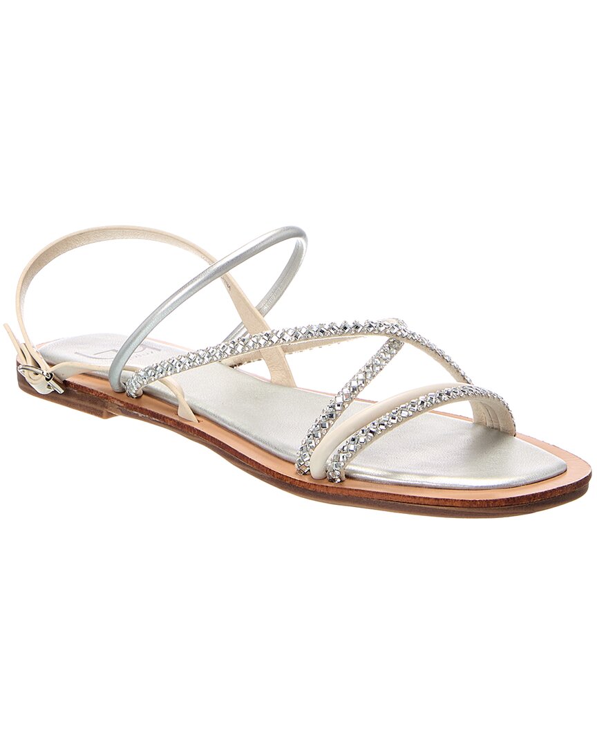 Byblos Leather Sandal In White