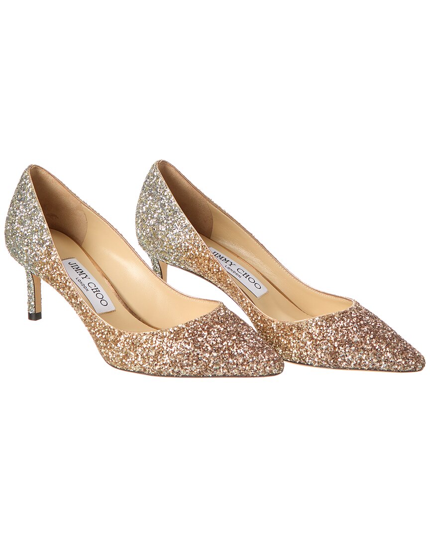 Jimmy Choo Romy 85mm Glitter Degrade High-heel Pumps