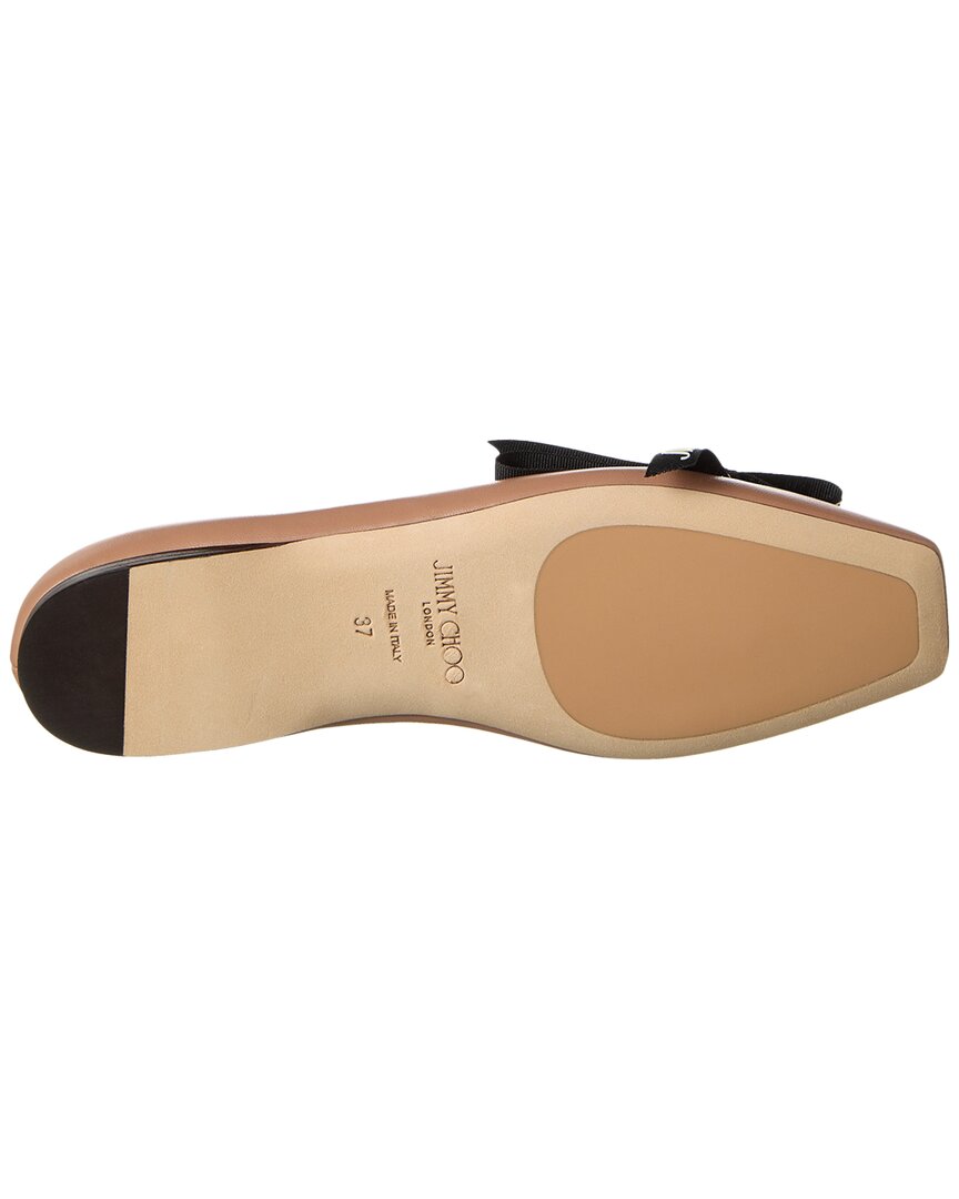 Jimmy Choo Veda Leather Ballerina Flat Women's | eBay