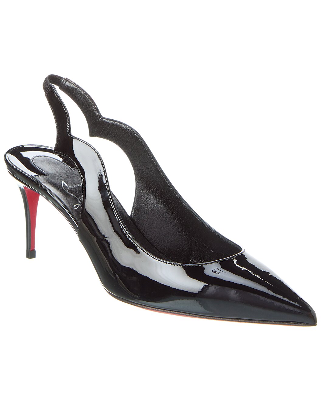 Hot Chick Sling 70 Patent Slingback Pump