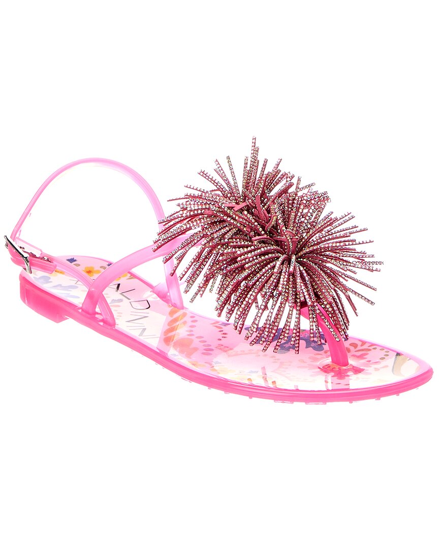 Baldini Rubber Sandal In Pink