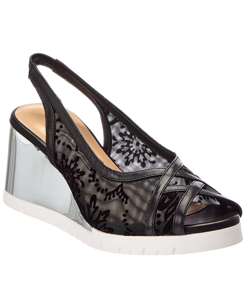 Baldini Leather Sandal In Black