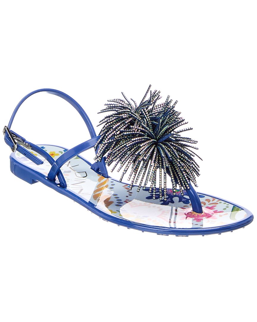 Baldini Rubber Sandal In Blue