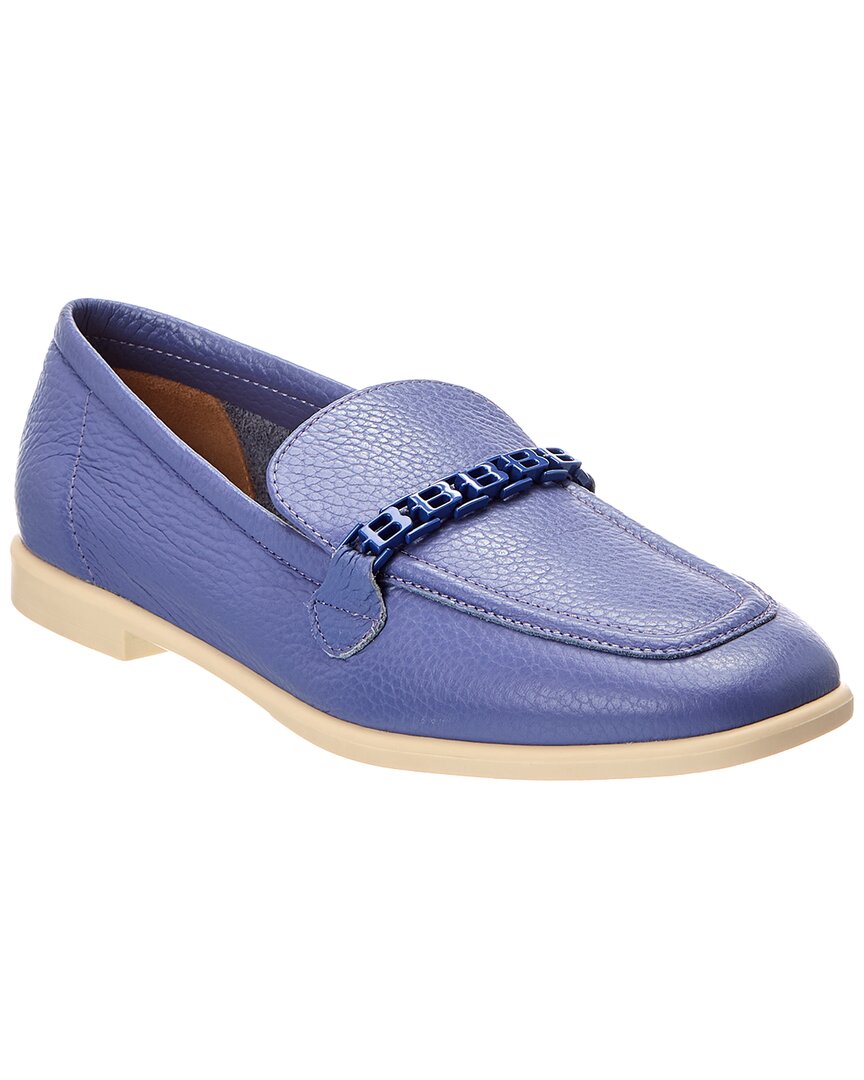 Baldini Leather Loafer In Multi