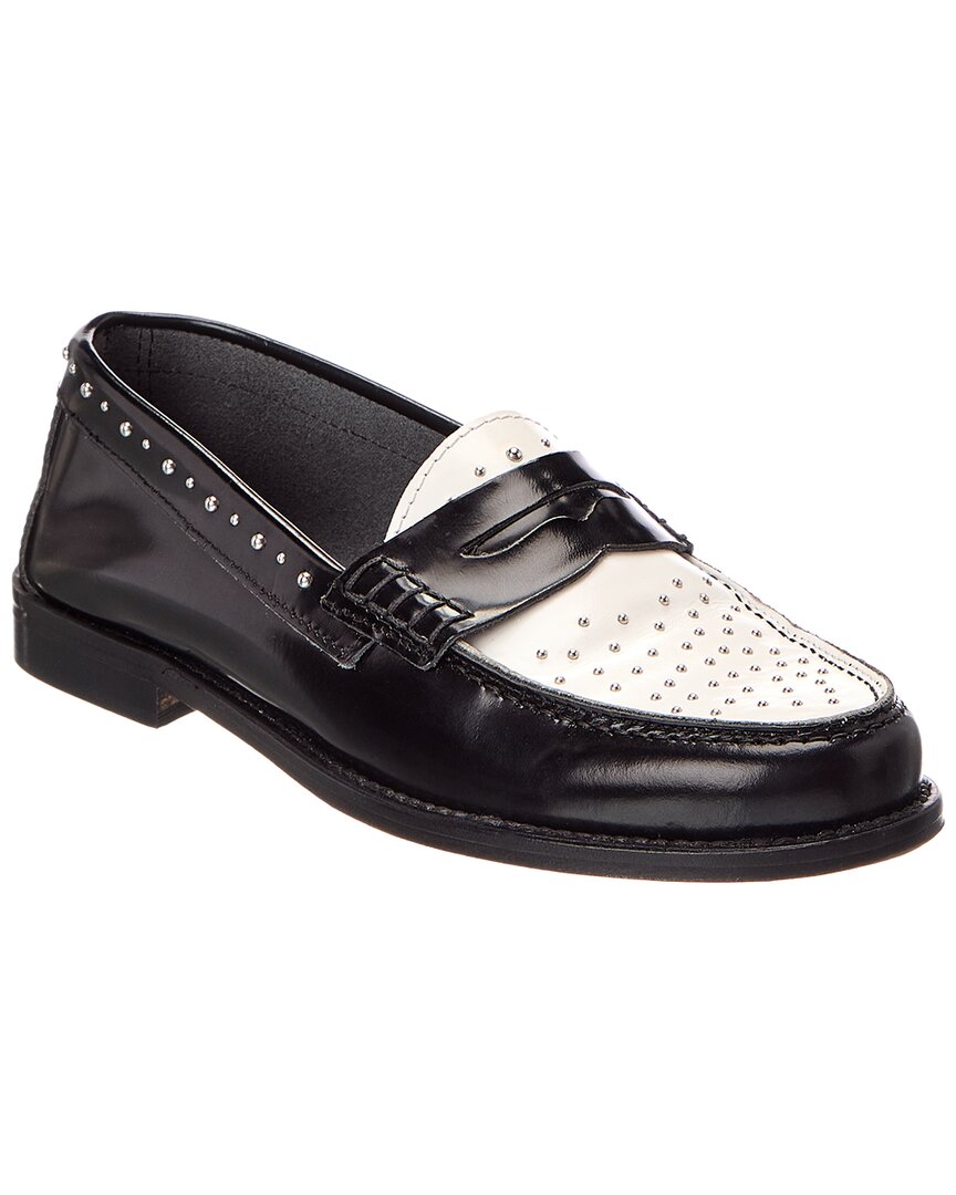Baldini Leather Loafer In Black