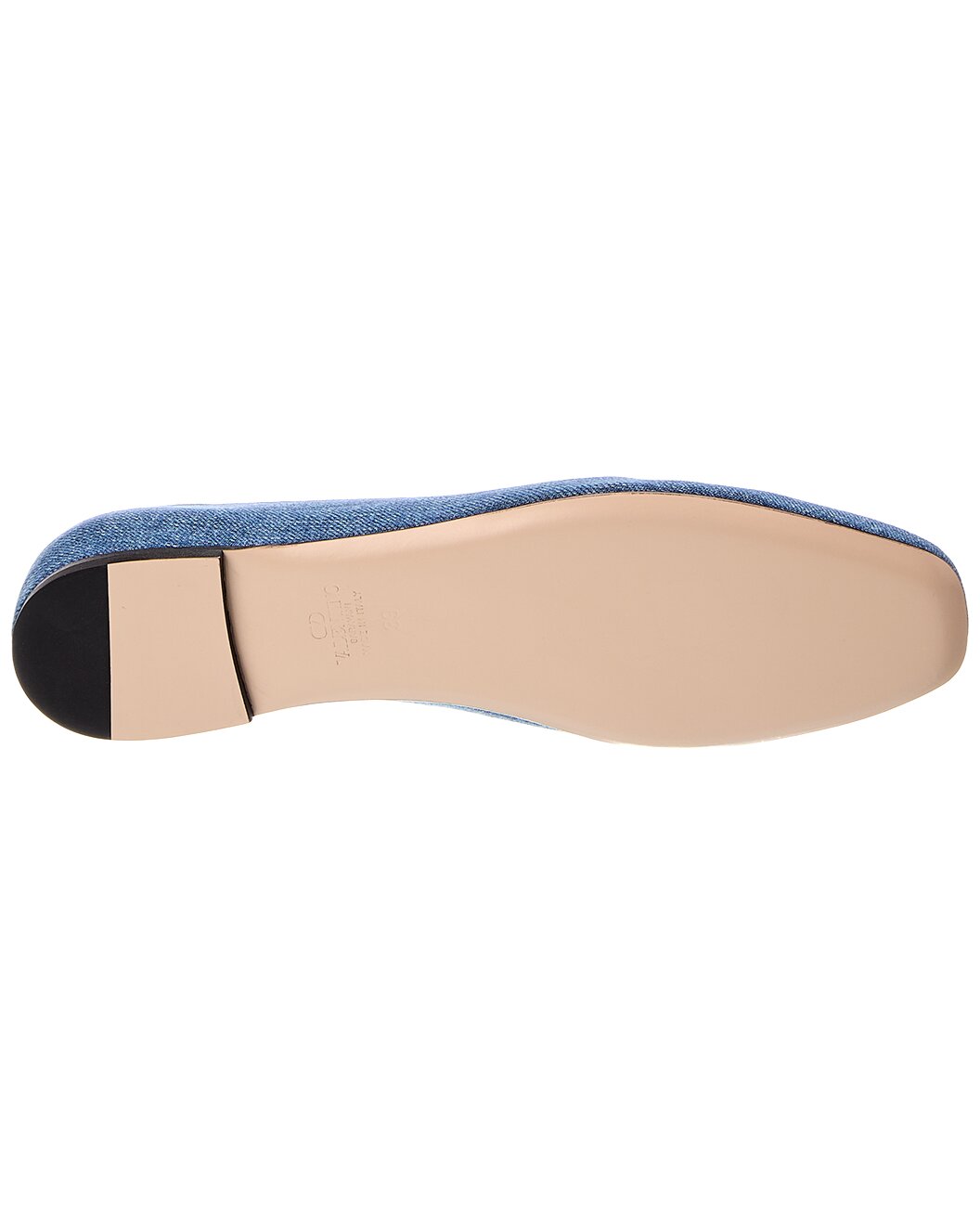 Gilt - Valentino - VLogo Signature Demin Ballete Flat