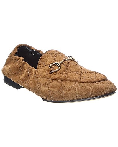 Gilt - Gucci - Jordaan GG Suede Loafer