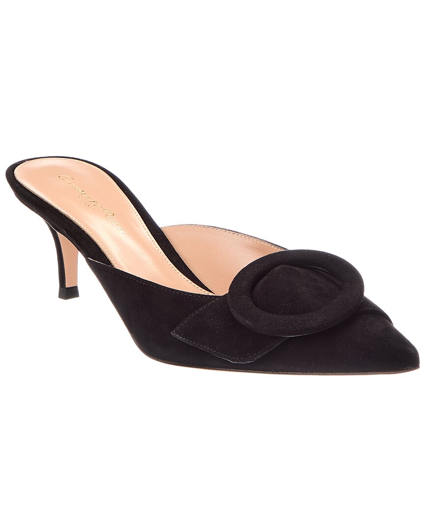 Gianvito Rossi Suede Pump In Black