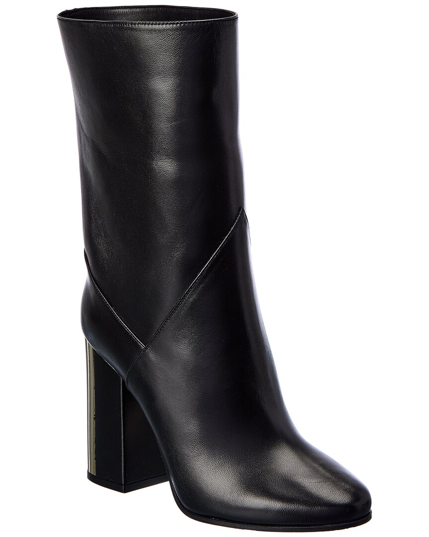 Jimmy Choo Rydea Ab 100 Leather Bootie In Black
