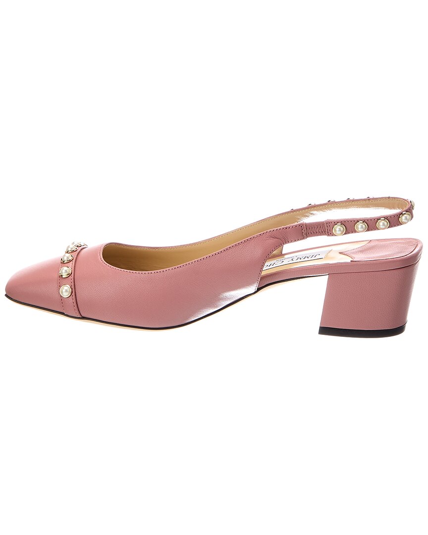 Jimmy Choo Hya 45 Leather Slingback Pump In Multi