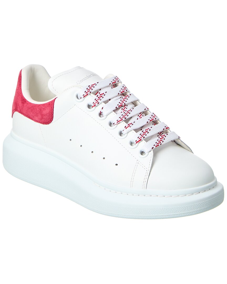 Alexander Mcqueen Sneakers Deck High Aus Weissem Canvas In White