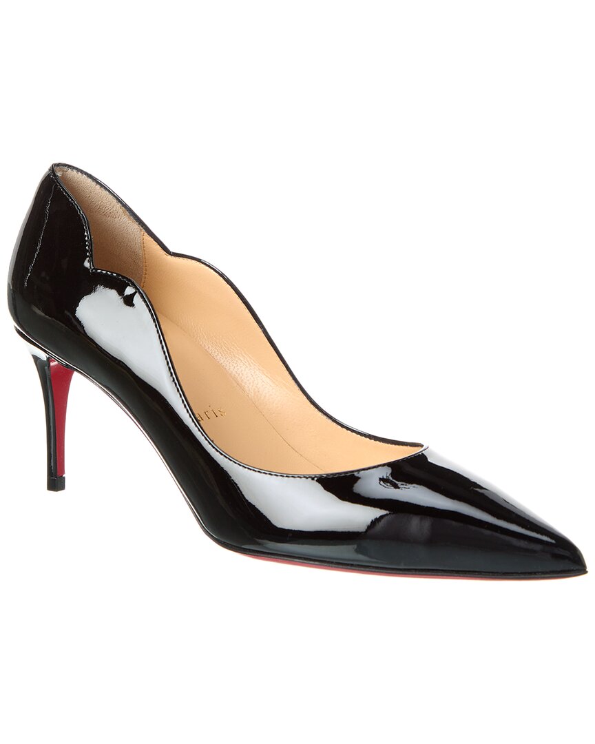 Shop Christian Louboutin Hot Chick 70 Patent Pump In Black