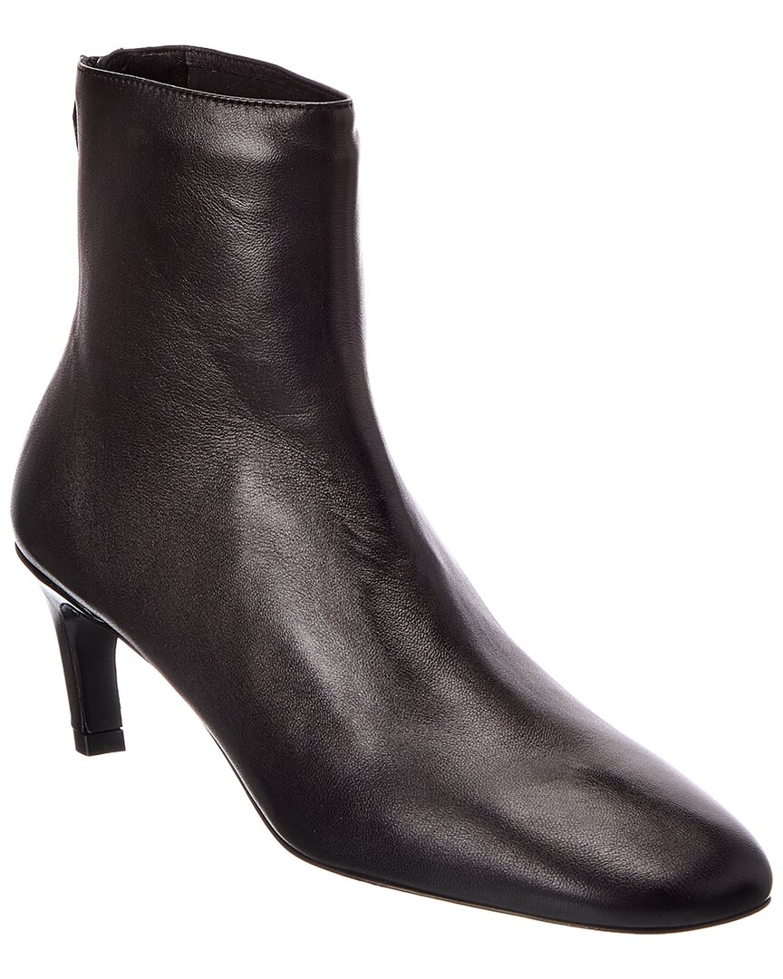 Toteme Black Leather Bootie