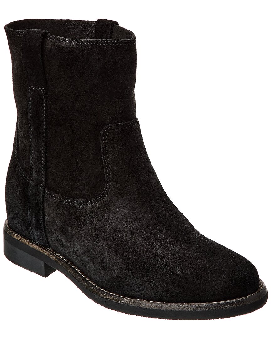 Isabel Marant Susee Suede Ankle Boot In Black