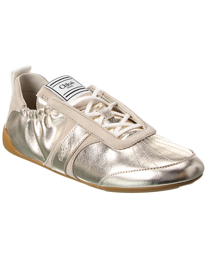 Chloé Kick Leather Sneaker