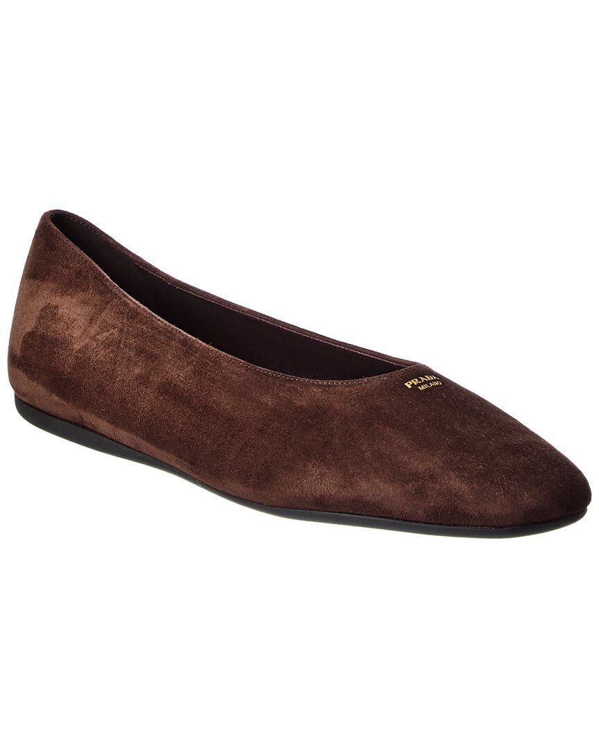 Prada Suede Ballerinas - Image 2