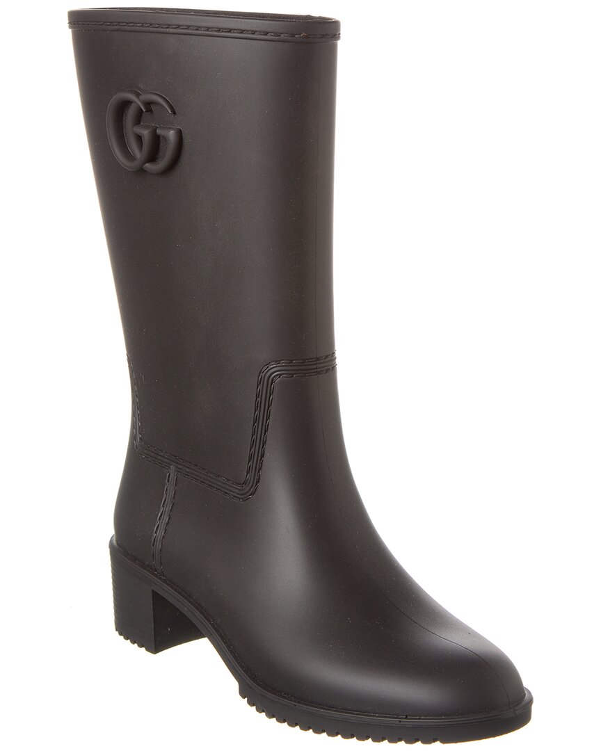 Gucci Womens Double G Boot In Black