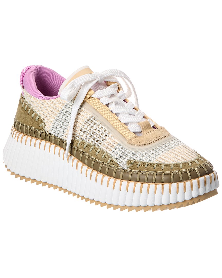 Chloé Beige Nama Sneaker