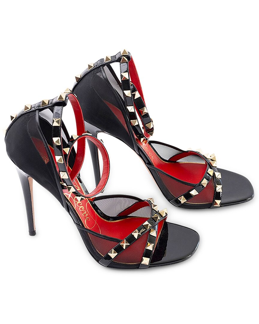 Valentino Garavani Valentino Leather Sandal In Black