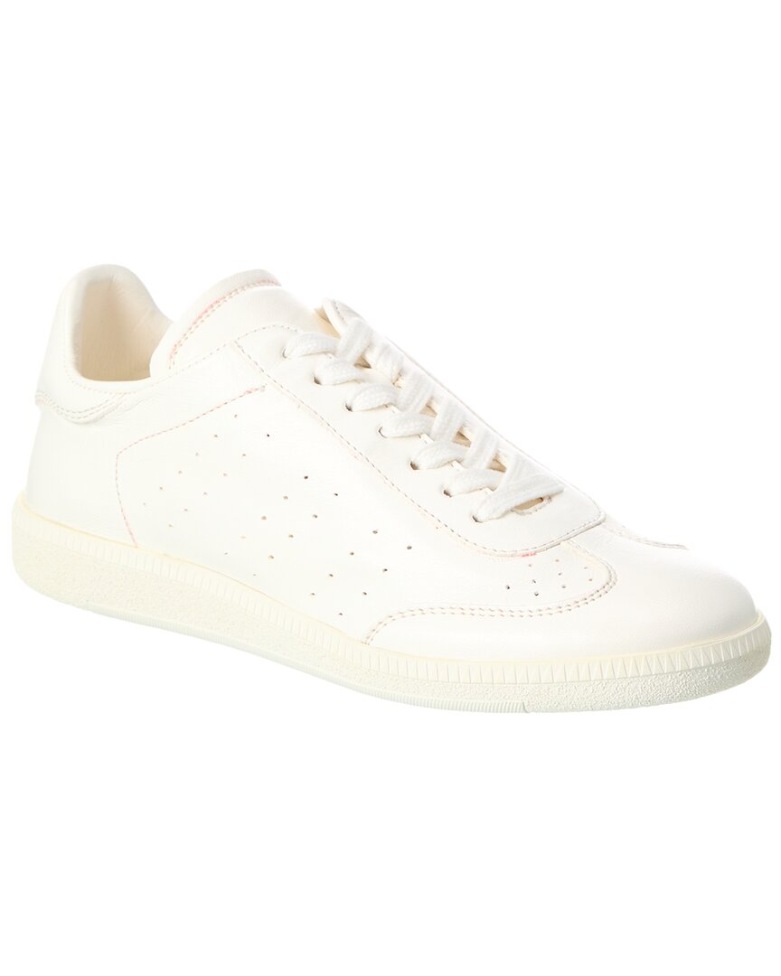 Shop Isabel Marant Kaycee Leather Sneaker In White