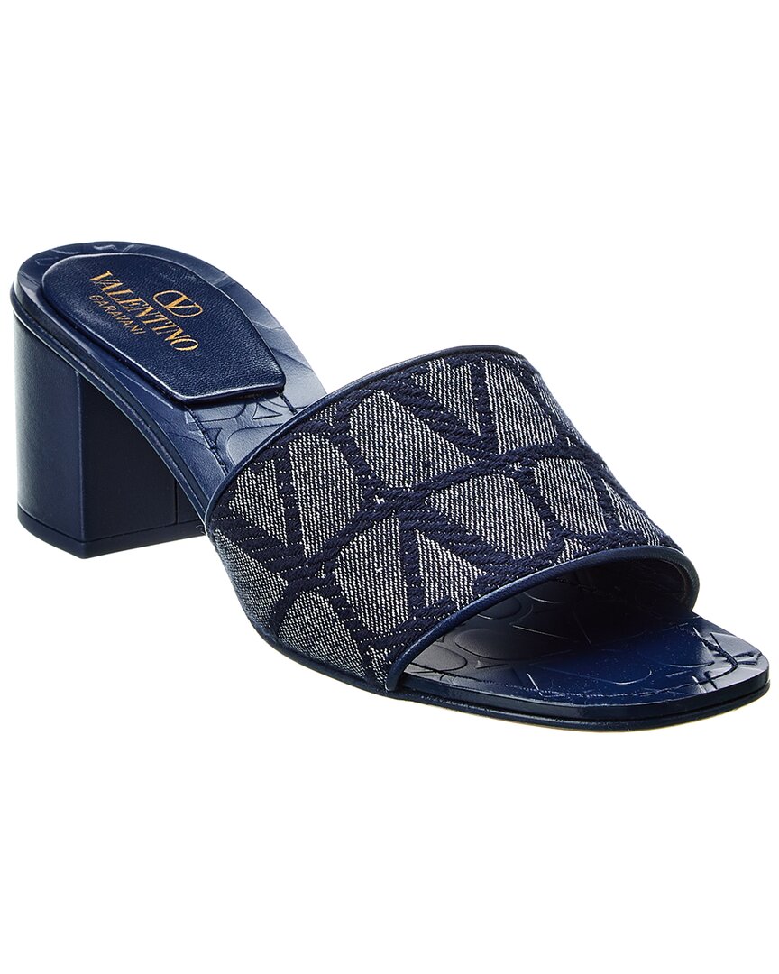 Shop Valentino Sandal In Blue