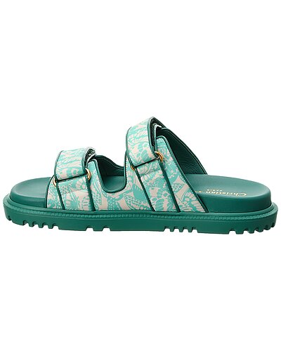 Dioract Canvas & Leather Sandal