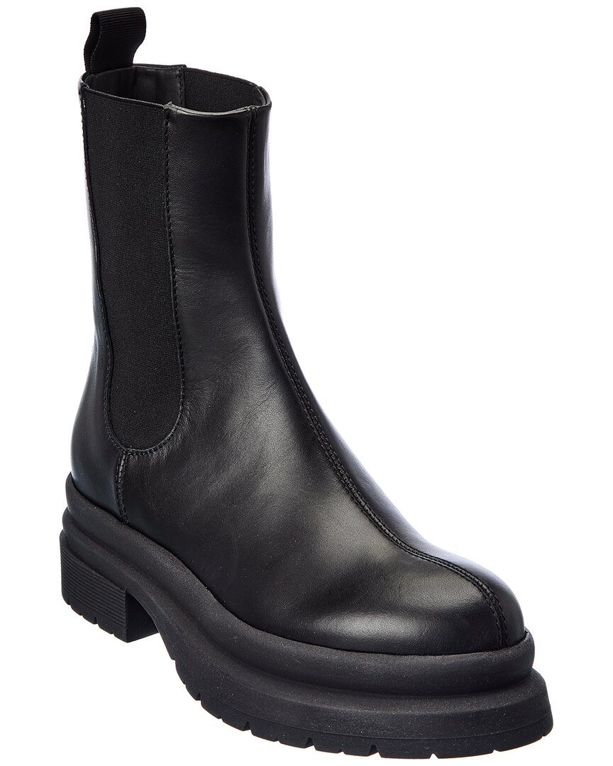 Jw Anderson Leather Chelsea Boot In Black