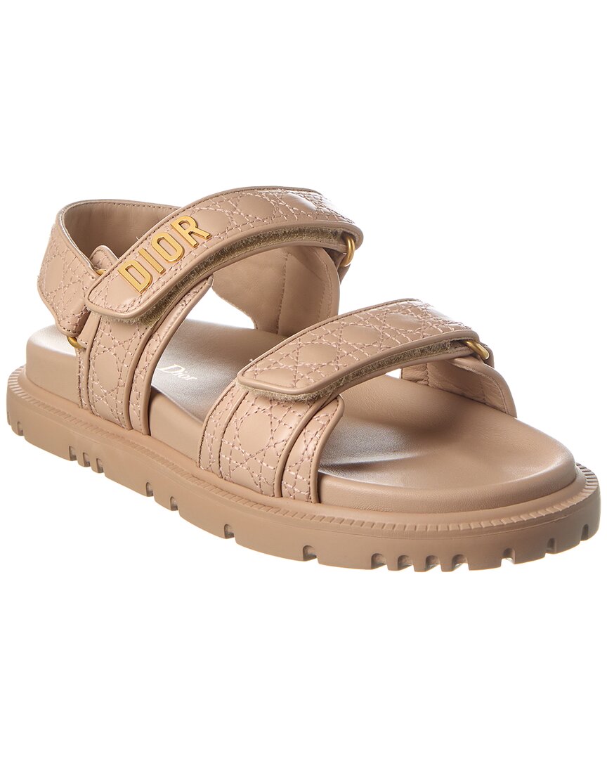 Dior Act Leather Sandal In Brown