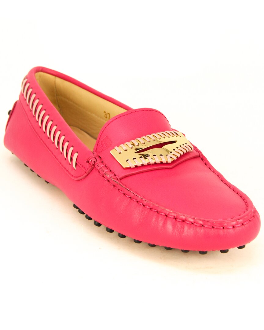 TOD'S TOD’S GOMMINO LEATHER MOCCASIN