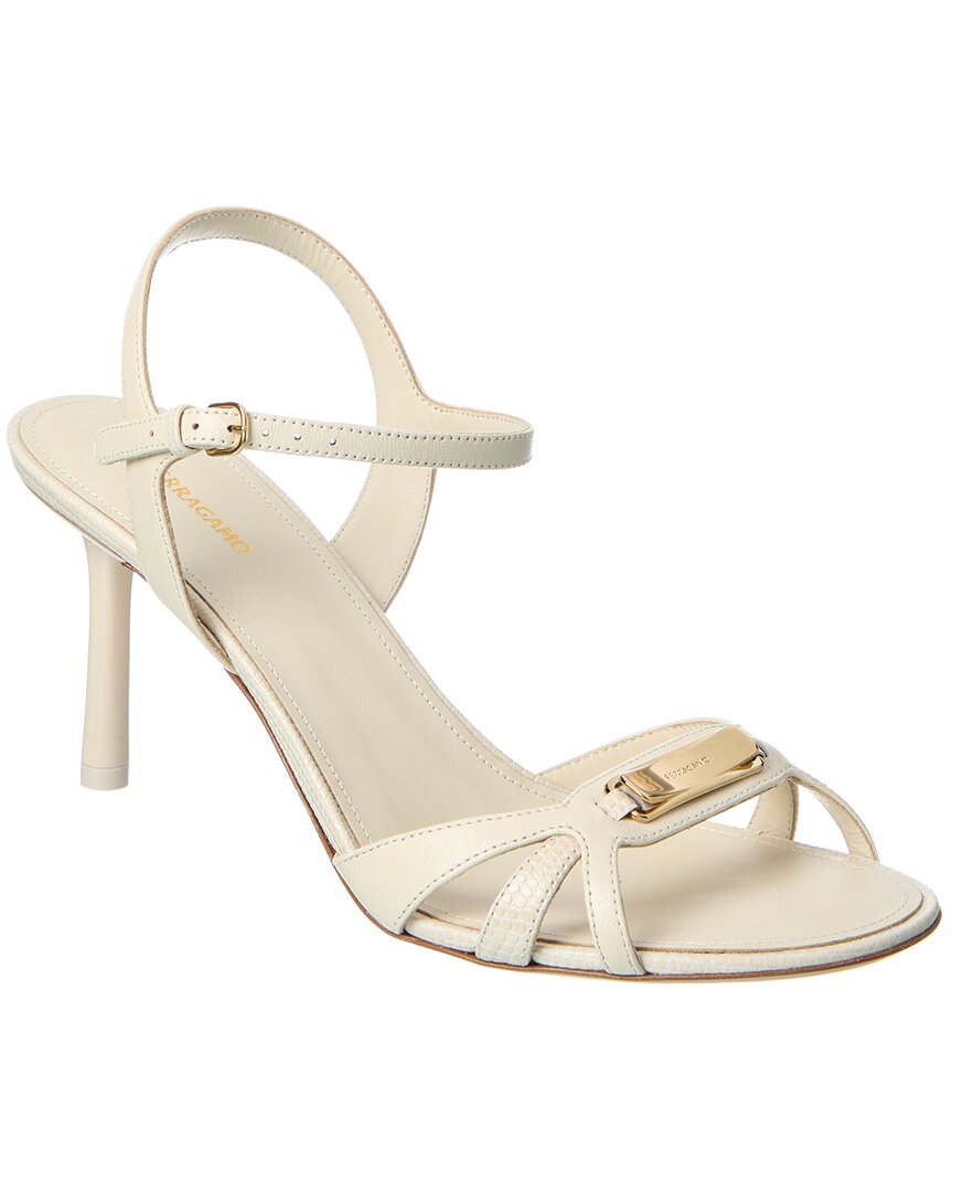 Shop Ferragamo New Vara Leather Sandal