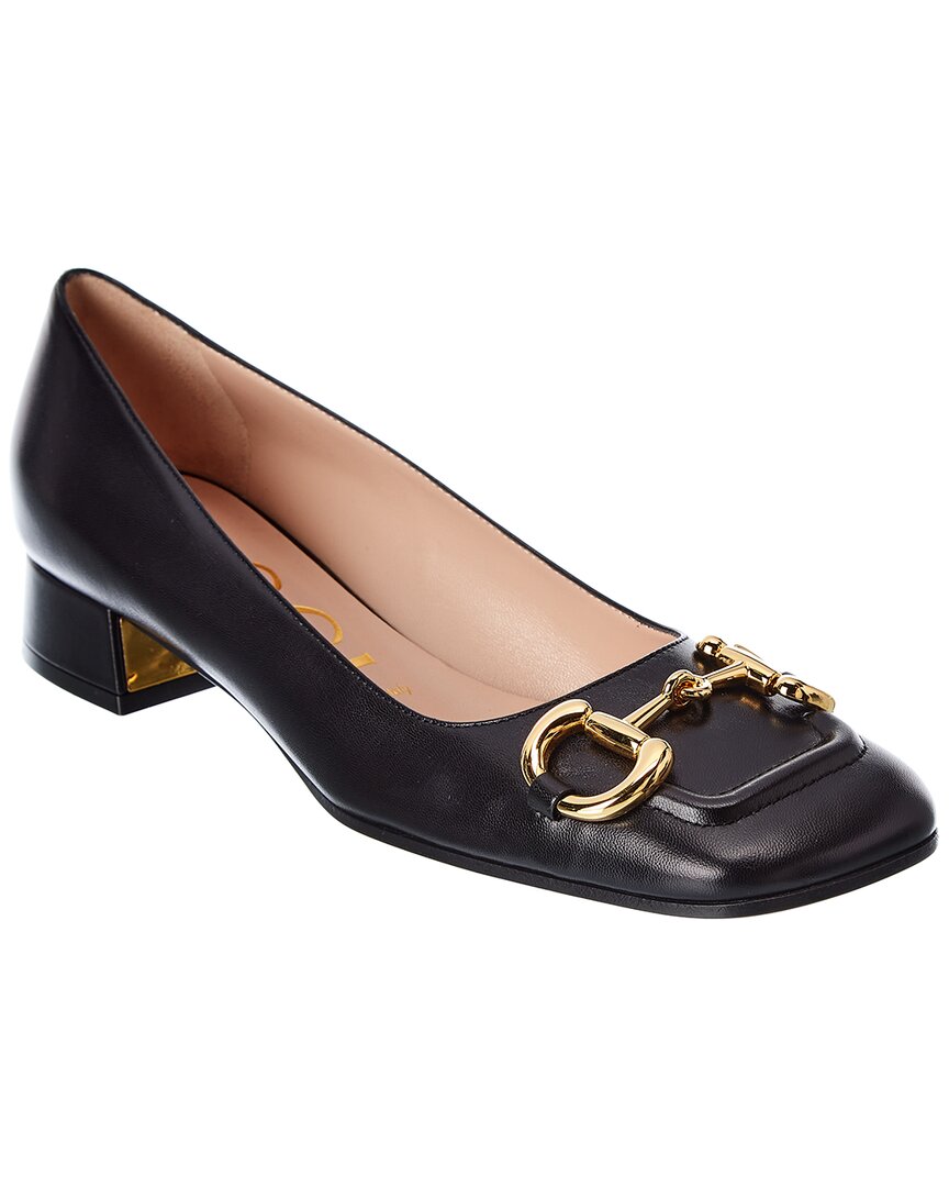 Gucci Horsebit Leather Loafer In Black