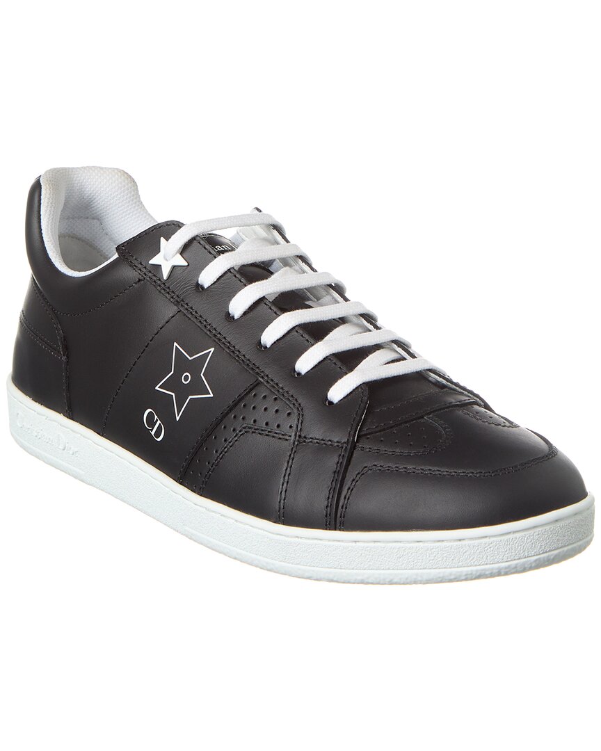 Dior Ors Leather Sneaker In Black