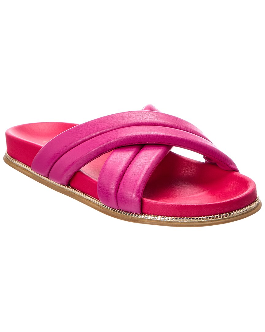 Baldini Leather Sandal In Pink