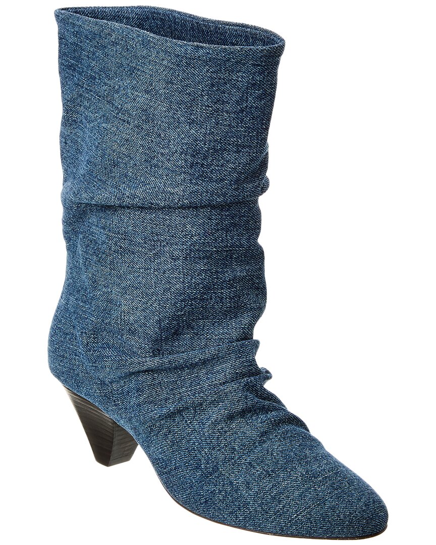 Isabel Marant Reachi Denim Ankle Boots In Blue