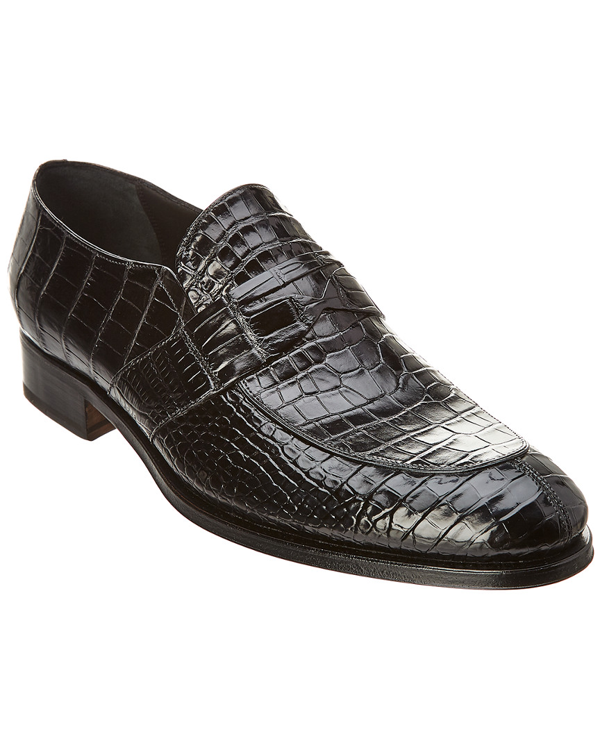 caporicci alligator loafer