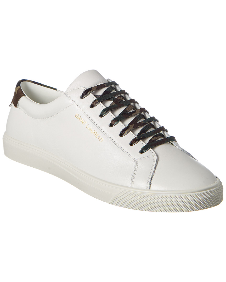 saint laurent andy leather sneaker