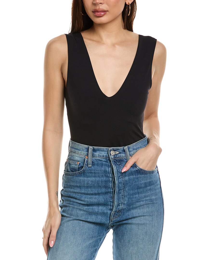 Free People Intimately Fp Keep It Sleek Bodysuit In Black