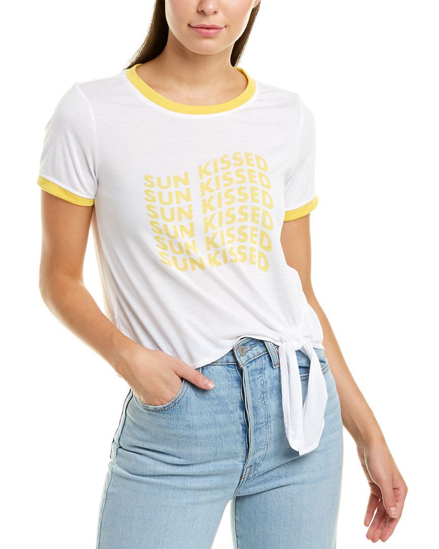 Bcbgeneration Graphic T-Shirt Women's White S | eBay