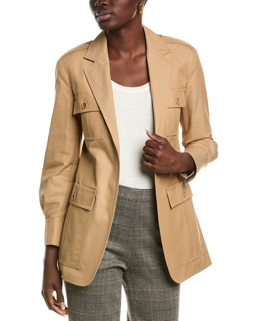 Shop Max Mara Pacos Blazer In Brown