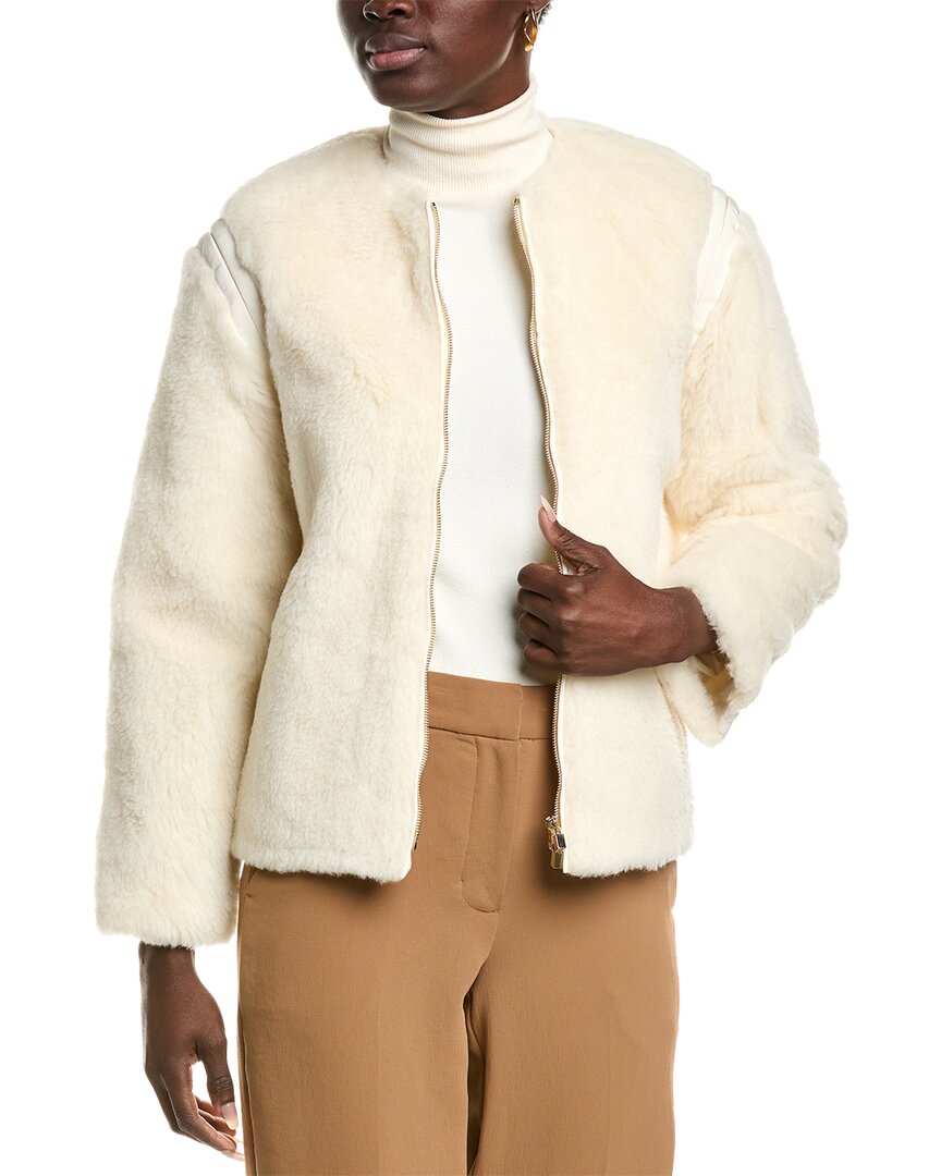 Max Mara Panno Alpaca In White