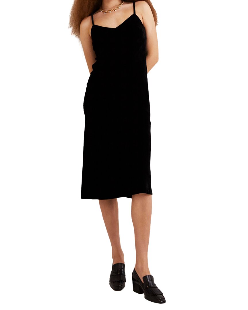 Boden Velvet Slip Midi Dress