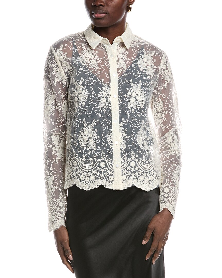 Gracia Lace Blouse In White