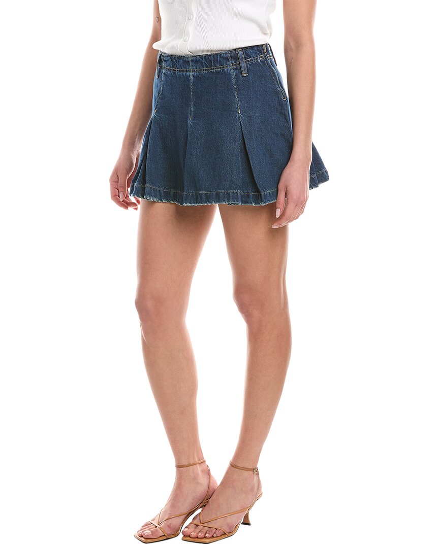 Free People Madison Ave Denim Mini Skirt