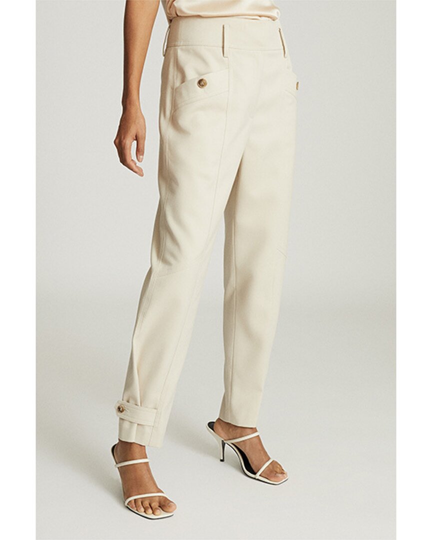 Reiss Madeline Pant In Neutral