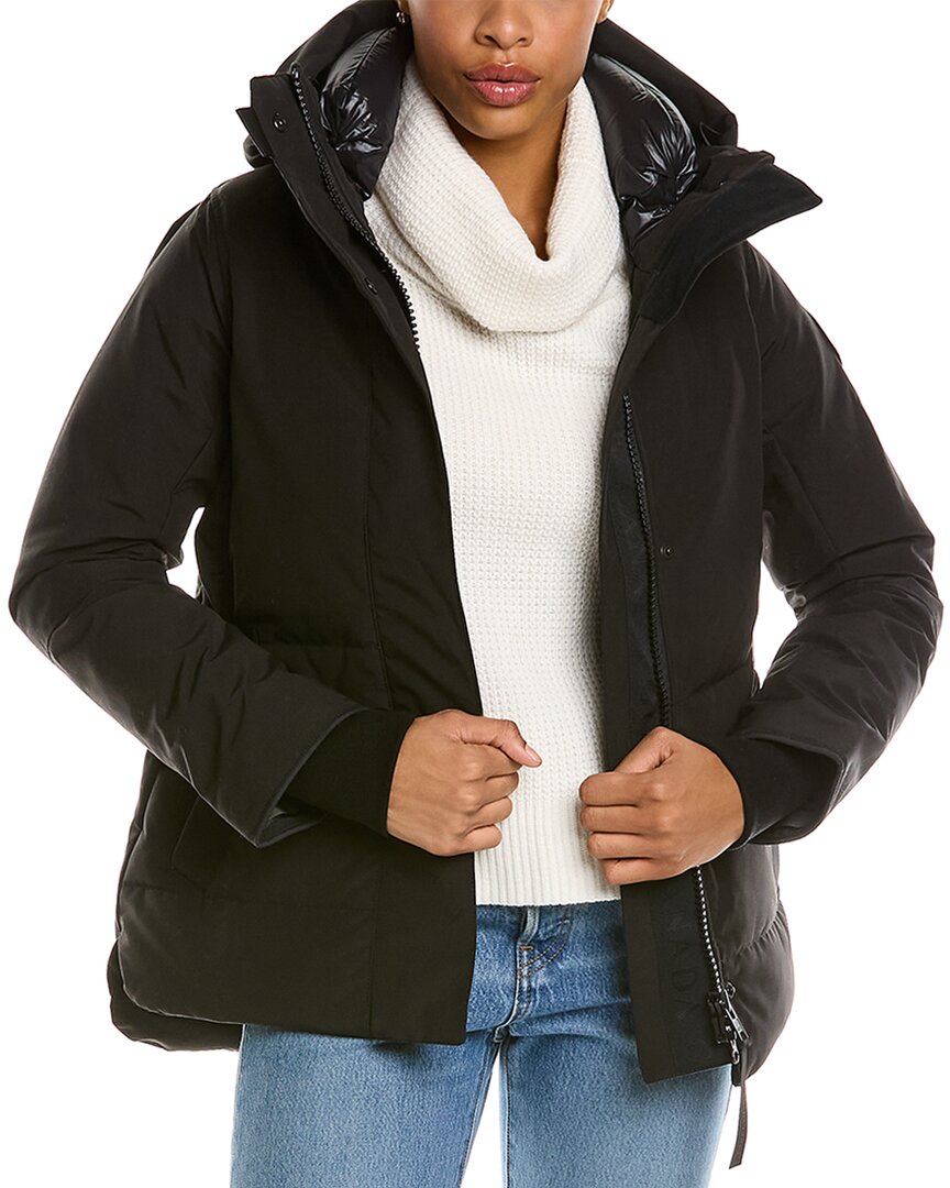 Canada Goose Canmore Hooded Feather And Shell-down Parka In Nocolor