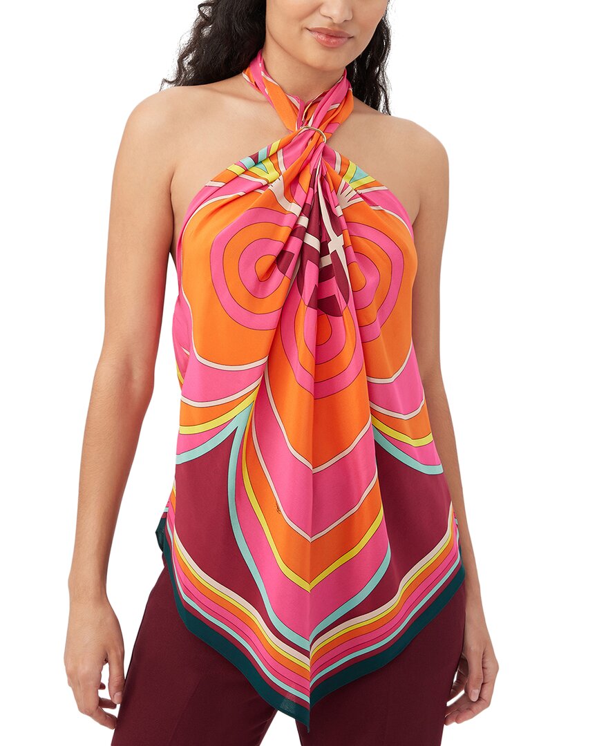 Shop Trina Turk Marine Silk Top